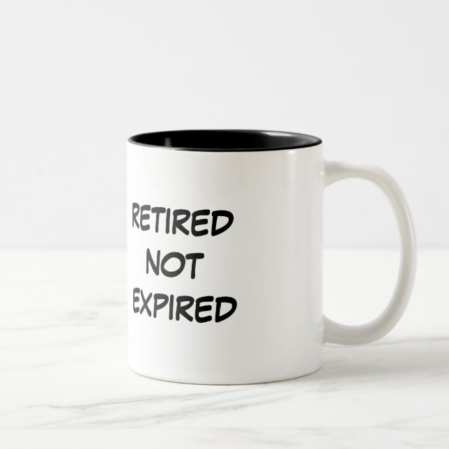 CANECA DE CAFÉ EM DOIS TONS COPO NÃO EXPIRADO APOSENTADO (Direita)