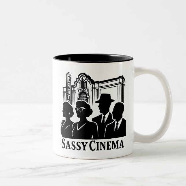 Caneca De Café Em Dois Tons Copo Sassy - Beba o Sass (Direita)