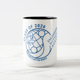 Caneca De Café Em Dois Tons Copo Shot da Turma de 2026 da EWB-USA