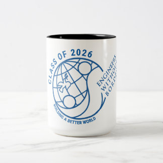 Caneca De Café Em Dois Tons Copo Shot da Turma de 2026 da EWB-USA