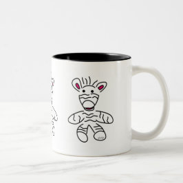 Caneca De Café Em Dois Tons Copo Zebra