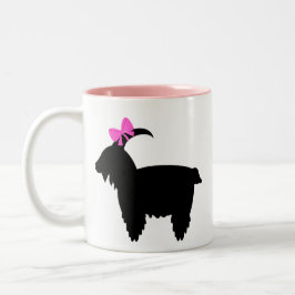 Caneca De Café Em Dois Tons Coquette Goat