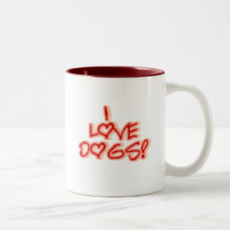 Caneca De Café Em Dois Tons Corações Adoro Camisetas e presentes