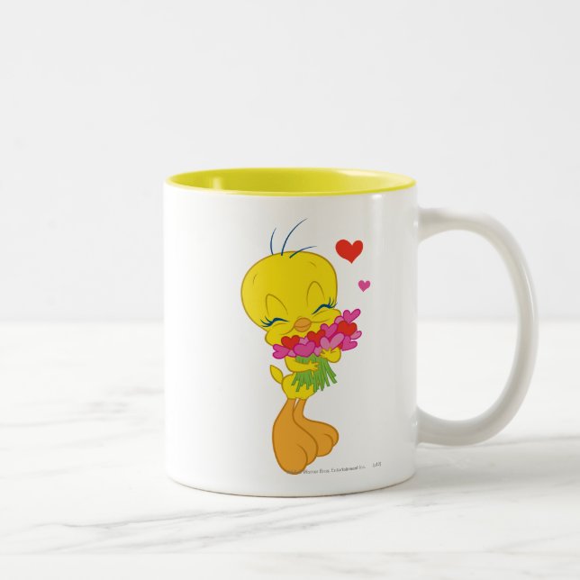 Caneca De Café Em Dois Tons Corações TWEETY™ (Direita)