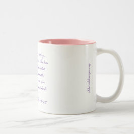 Caneca De Café Em Dois Tons "Coragem da Rainha Esther" Café/Tea Mug