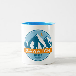 Caneca De Café Em Dois Tons Cordilheira Sawatch Colorado