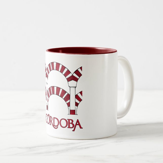 Caneca De Café Em Dois Tons Córdova 1 (Frente Esquerda)