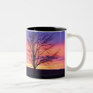 Caneca De Café Em Dois Tons Cores da Manhã Mug