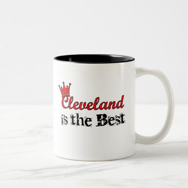 Caneca De Café Em Dois Tons Coroa Cleveland (Direita)