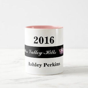 Caneca De Café Em Dois Tons Coroa da representação histórica do estilo da