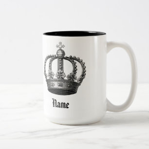 Caneca De Café Em Dois Tons Coroa Mugcup