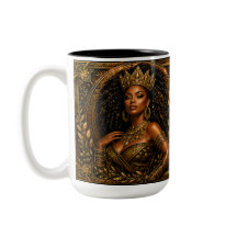 Coroada Com Propósito: Rainha Majestosa Preto-e-Do