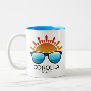 Caneca De Café Em Dois Tons Corolla Beach North Carolina