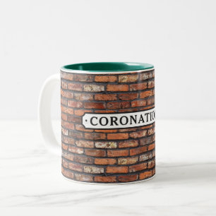 Caneca De Café Em Dois Tons Coronation Street - Sinal