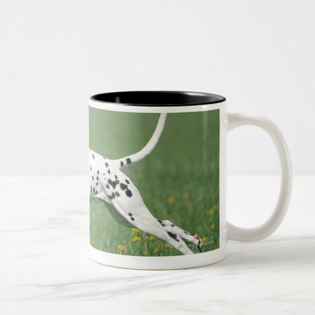 Caneca De Café Em Dois Tons Corredor Dalmatian (Direita)