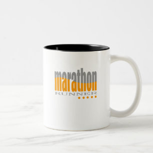 Caneca De Café Em Dois Tons Corredor de maratona