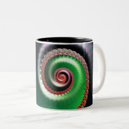 Caneca De Café Em Dois Tons Corredor Infinito