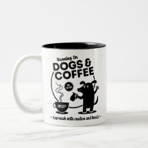 Correndo com Cachorros e Café 11 oz.
