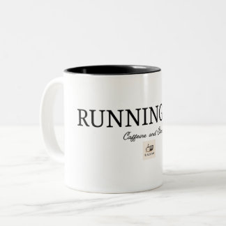 Caneca De Café Em Dois Tons Correndo em Cafeine e Chaos