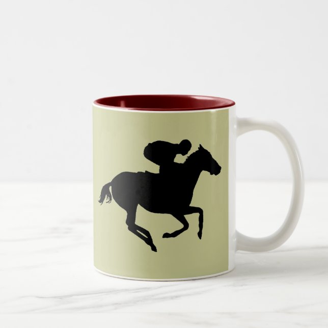 Caneca De Café Em Dois Tons Corrida (Direita)