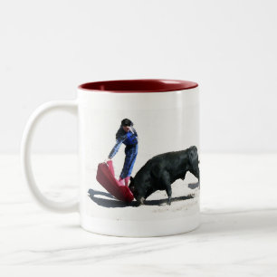 Caneca De Café Em Dois Tons Corrida