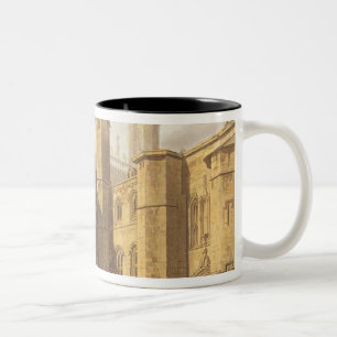Caneca De Café Em Dois Tons Corte da Faculdade do rei, Cambridge, 'do Hist