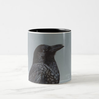 Caneca De Café Em Dois Tons Corvo