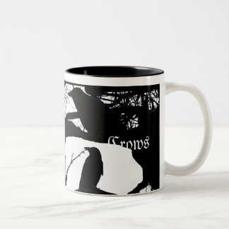 Caneca De Café Em Dois Tons Corvos