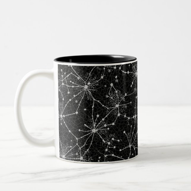 Caneca De Café Em Dois Tons Cosmic_Web_of_Stars. (Esquerda)