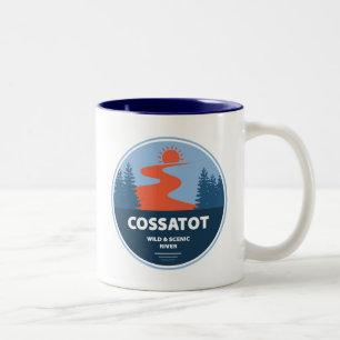 Caneca De Café Em Dois Tons Cossatot Wild E Scenic River Arkansas