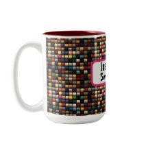 Costura divertida Nome do Thread Colortivo do Love