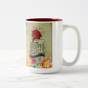 Caneca De Café Em Dois Tons Cota de Cavalo - Café, Tea Mug, Taça