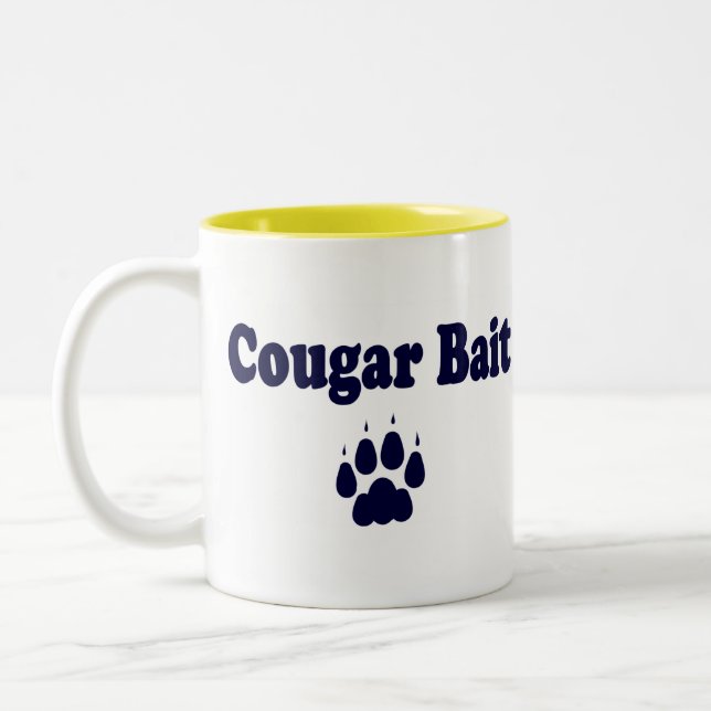 Caneca De Café Em Dois Tons Cougar Bait Coffee Mug (Esquerda)