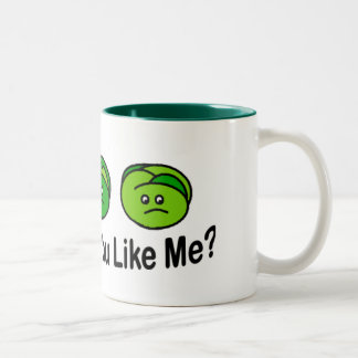 Caneca De Café Em Dois Tons Couves-de-Bruxelas