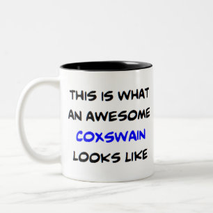 Caneca De Café Em Dois Tons coxswain impressionante
