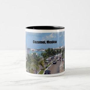 Caneca De Café Em Dois Tons Cozumel, México