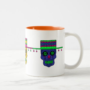 Caneca De Café Em Dois Tons Cranio de Açúcar Gaucho