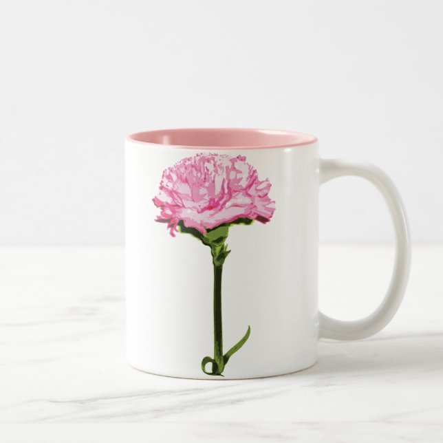 Caneca De Café Em Dois Tons Cravo cor-de-rosa (Direita)