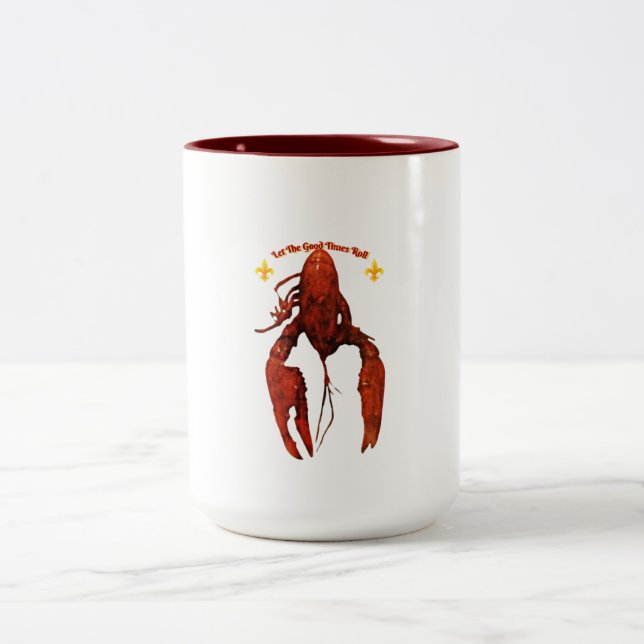 Caneca De Café Em Dois Tons Crawfish Mug (Centro)