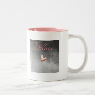 Caneca De Café Em Dois Tons crepúsculo de porco