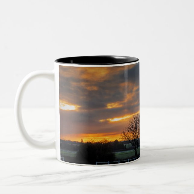 Caneca De Café Em Dois Tons Crepúsculo em Kent (Esquerda)