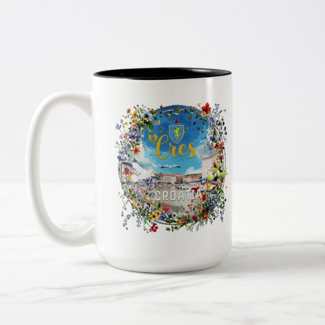 Caneca De Café Em Dois Tons Cres  (Esquerda)