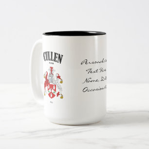 Caneca De Café Em Dois Tons Crest Familiares Cullen, Tradução e Significado