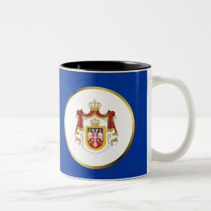 Caneca De Café Em Dois Tons Crest Mug Real Sérvio