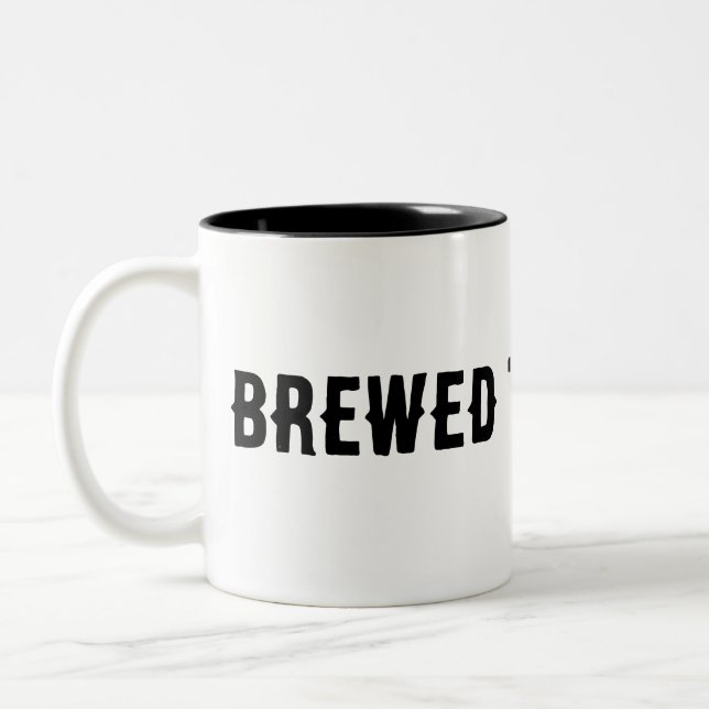 Caneca De Café Em Dois Tons Criado para ser selvagem (Esquerda)