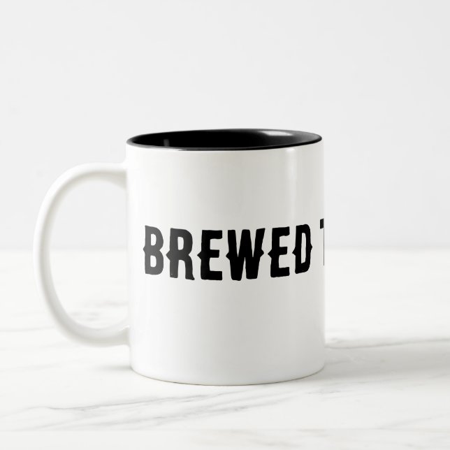 Caneca De Café Em Dois Tons Criado para ser selvagem (Esquerda)