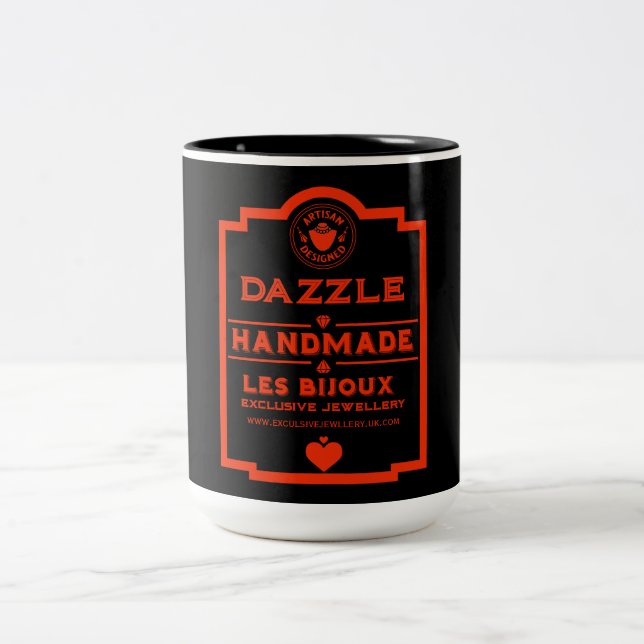 Caneca De Café Em Dois Tons Criador de joias (Centro)