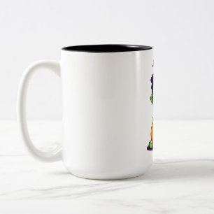 Caneca De Café Em Dois Tons Criança de Halloween