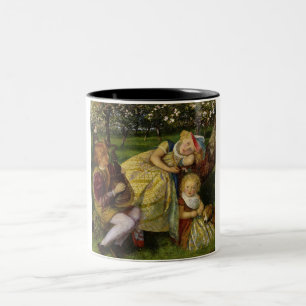 Caneca De Café Em Dois Tons Crianças no pomar do rei