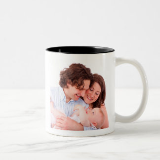 Caneca De Café Em Dois Tons Criar sua própria foto personalizada